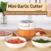 Household Multi-function Kitchen Garlic Device Manual Pull Pounding Garlic