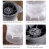 Home Spherical Ice Lattice Whisky Wine Ice Cube Maker Silicone Trays Mold with Cover