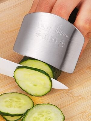 Creative Kitchen Necessary Food Vegetable Cutting Stainless Steel Hand Finger Guard Protector