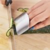 Creative Kitchen Necessary Food Vegetable Cutting Stainless Steel Hand Finger Guard Protector