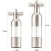 MICLAN Stainless Steel 304 Rudder Shape Grinder Pepper Grinding Machine, Size : L