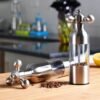 MICLAN Stainless Steel 304 Rudder Shape Grinder Pepper Grinding Machine, Size : L