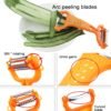 Portable Fruits and Vegetables Peeler Apple Cucumber Potato Skinner