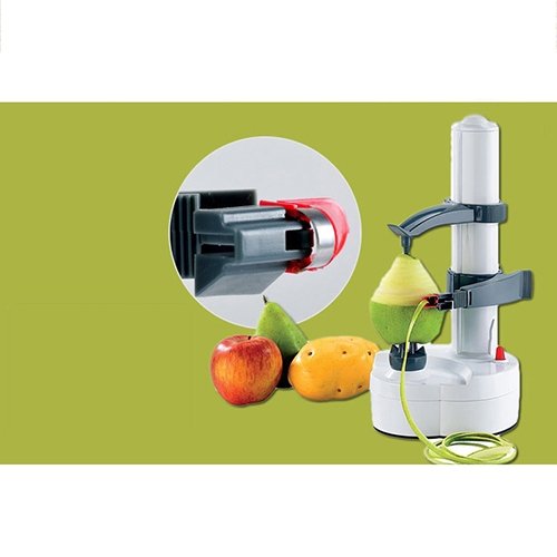 Multifunction Stainless Steel Electric Vegetables Fruit Peeler Automatic Peeling Machine, Dry Battery