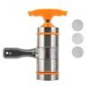3 Molds Household Manually Small Stainless Steel Pressing Style Handhold Noodle Machine, 3 Molds