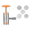 5 Molds Household Manually Small Stainless Steel Pressing Style Handhold Noodle Machine, 5 Molds