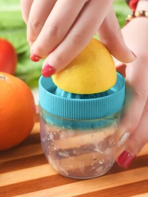 Multi-function Manual Mini Lemon Juicer with a Graduation Cup Juicer