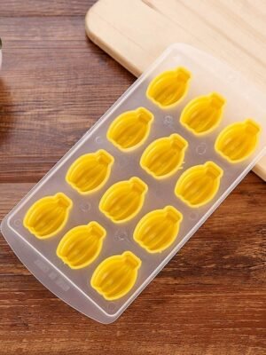 Banana Shaped Silicon Ice Cube Tray / Ice Mold Random Color