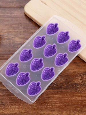 Grape Shaped Silicon Ice Cube Tray / Ice Mold Random Color