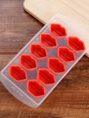 Lips Shaped Silicon Ice Cube Tray / Ice Mold