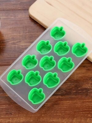 Apple Shaped Silicon Ice Cube Tray / Ice Mold Random Color