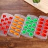 Apple Shaped Silicon Ice Cube Tray / Ice Mold Random Color