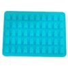 2 PCS 50 Holes Small Bear Chocolate Tray Silicone Mold Cookie Mold Candy Mold, Random Color Delivery, Size: 19*13.7*1cm
