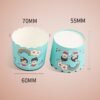 24pcs / Pack Round Lamination Cake Cup Muffin Cases Chocolate Cupcake Liner Baking Cup, Size: 7 x 6  x 5.5cm, Random Color Delivery