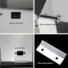 Stainless Steel Electric Tornado Potato Tower Crane, EU Plug