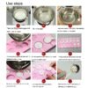 12-Capacity DIY Silicone Chocolate Molds(Lollipop Shape), Cherry Blossoms Shape, Cow Shape, Lollipop Shape
