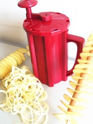 528-6 Popular Tornado Potato Slicer Manual Twist Spiral Potato Cutter Whirlwind Potatoes Machine Potato Vegetables Tools