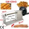 528-1 Manual Twisted Potato Cutter,Potato Chips Slicer,High Quality French Fry Cutter