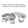 12 PCS / Set Stainless Steel Round Shape Cutting Mould Mousse Cake Doughnut Baking Tools