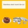 12 PCS / Set Stainless Steel Round Shape Cutting Mould Mousse Cake Doughnut Baking Tools
