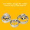 12 PCS / Set Stainless Steel Round Shape Cutting Mould Mousse Cake Doughnut Baking Tools