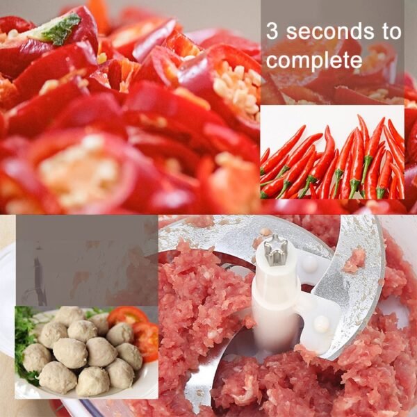 Multi-function Electric Kitchen Shredder Stirrer Food Processor Random Color Delivery
