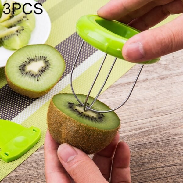 3 PCS Portable and Special ABS + Stainless Steel Kiwi Fruit Peeler, Random Color Delivery, 3 PCS   Kiwi Fruit Peeler 1, 3 PCS   Kiwi Fruit Peeler 3, 3 PCS   Kiwi Fruit Peeler 2