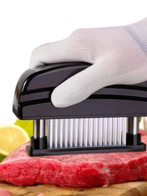 48-Pin Ultra Shrill Needle Stainless Steel Blades Meat Tenderizer for Chicken, Steak, Beef, Pork, Fish