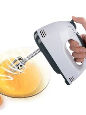KN007364 100W Household Seven-speed Adjustable Handheld Electric Egg Beater, EU Plug
