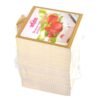 100 / Pack Small Square Cake Cardboard Pad Thick Rigid Golden Cake Mousse Cake Mat