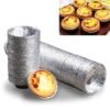 HC8317.jpg 100pcs / Pack Aluminum Foil Egg Tart Cup Cake Holder, Size: 7.5 x 4 x 2cm