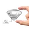 New 4 Cavity Diamond Shape 3D Ice Cube Mold Maker Bar Party Silicone Trays Chocolate Mold Kitchen Tool