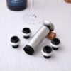 Original Xiaomi Youpin CircleJoy Stainless Steel Red Wine Preservation Stopper Set, Style: 4 Stoppers in One Pump