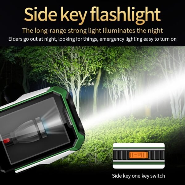 Waterproof Shockproof Dustproof, 6800mAh Battery, 2.4 inch, 21 Keys, LED Flashlight, FM, SOS, Dual SIM, Network: 4G