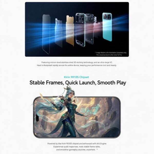 Huawei nova 16 Ultra, 12GB+256GB, Side Fingerprint Identification, 6.84 inch HarmonyOS 6.1 Kirin 9010S Octa Cora, NFC, OTG, Not Support Google Play, 12GB+256GB