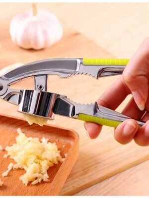Multi-function Stainless Steel Garlic Presses Garlic Squeezer Tool Crusher Garlic Ginger Grater Nutcracker Kitchen Tool