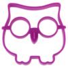 Cartoon Owl Shape Egg Frying Ring Mold Silicone Egg Fried Mould Omelette Mold(Purple)