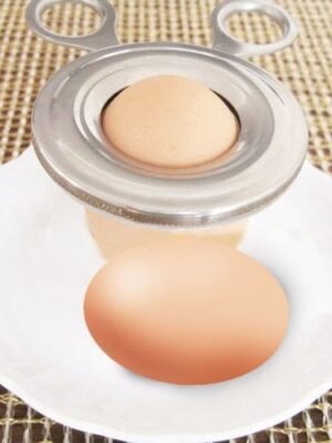 Stainless Steel Boiled Egg Shell Cutter Tool