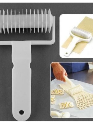3 PCS Large Leather Cutter Plastic Netting Knife Roller Knife, Hob Cookie / Pizza Pie Crust Special Cake Mould