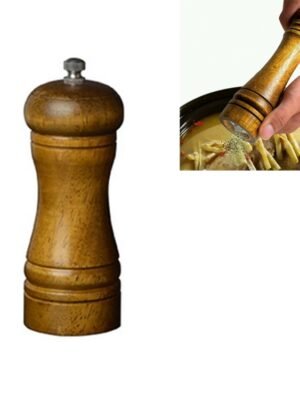 Length Classical Wooden Pepper Spice Salt Mill Grinder Muller, Style 4, 5 inch, Style 4, 8 inch, Style 4, 10 inch
