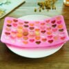 Creative Heart Shape 55-Grid Ice Cube Tray(Pink)