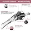 Fashion Olecranon Wine Pourer/Rapid Decanter(Transparent)