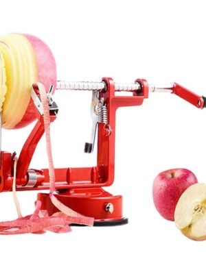 3 in 1 Multi-functional Fruit Peeling Slicing Stoning Peeler Machine(Red)
