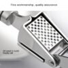 Food Grade 304 Stainless Steel Garlic Press Presser Crusher Slicer