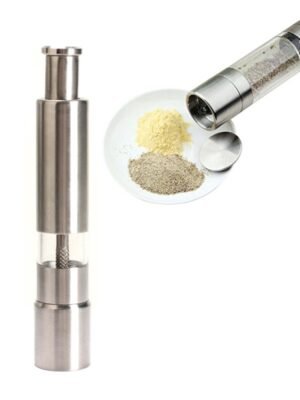 304 Stainless Steel Salt and Pepper Grinder / Mill(Silver)