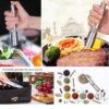 304 Stainless Steel Salt and Pepper Grinder / Mill(Silver)