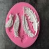 Feather Sugar Silicone Mold Fondant Mold Cake Decorating Tools