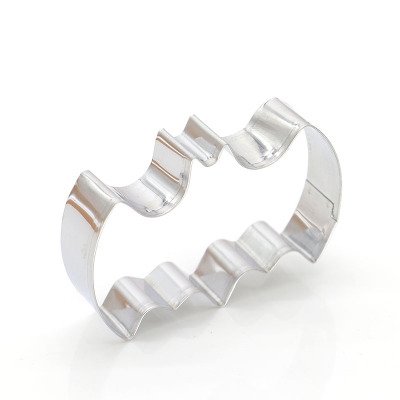 2 PCS Stainless Steel Cookie Cutter Bat Modeling Mold Halloween Cutting Mold DIY Tool