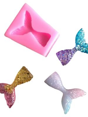 10 PCS Fondant Mermaid Fishtail Silicone Mold Baking Tools Chocolate Cake Decorating Mold