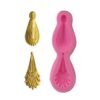 2 PCS Gemstone Pendant Silicone Mold Fondant Chocolate Mold DIY Baking Cake Decorating Edge Tool, Gemstone Pendant Shape